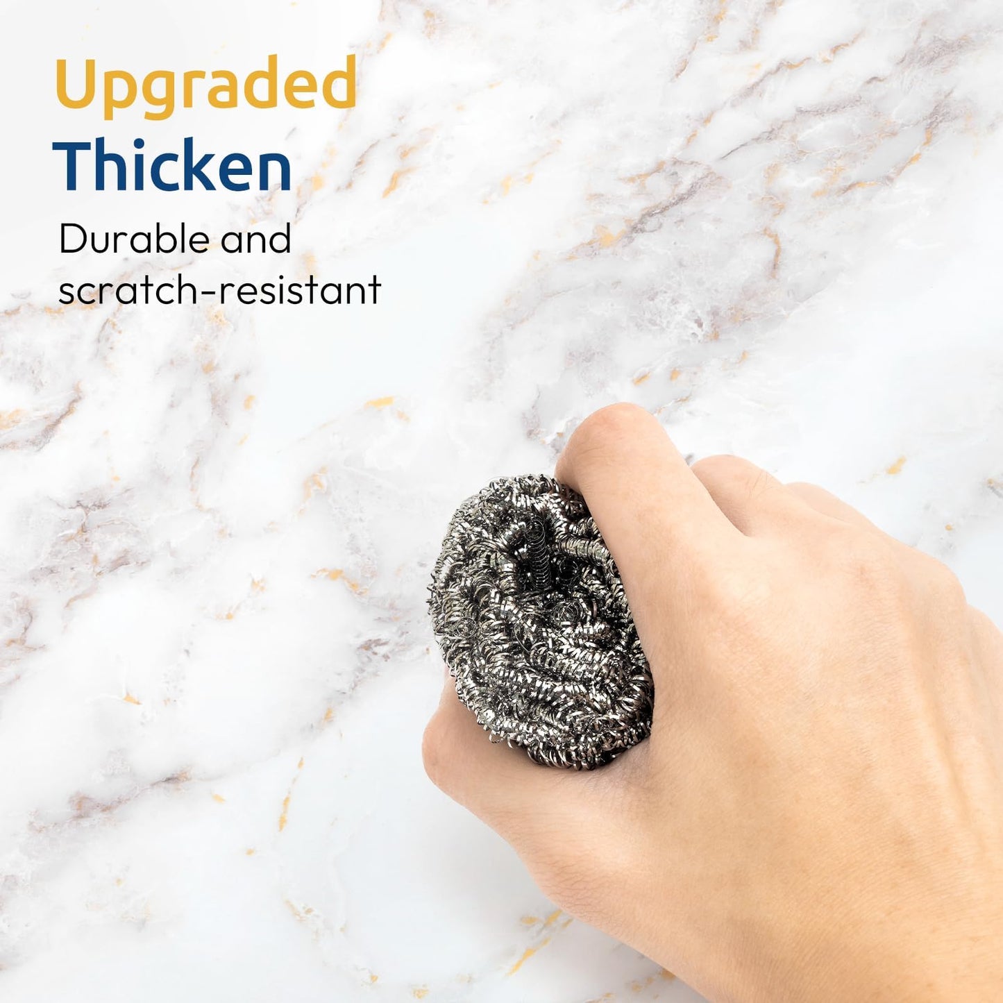 rabbitgoo Marble Contact Paper for Countertops, Self Adhesive Peel and Stick Wallpaper, Removable Kitchen Counter Top Contact Paper for Old Furniture, Gold Matte Granite, 35.4 x 78.7 Inch
