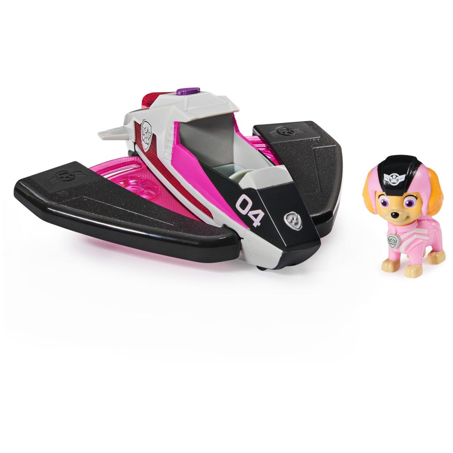 Paw Patrol, Jet to The Rescue Skye Deluxe Transforming Vehicle with Lights and Sounds