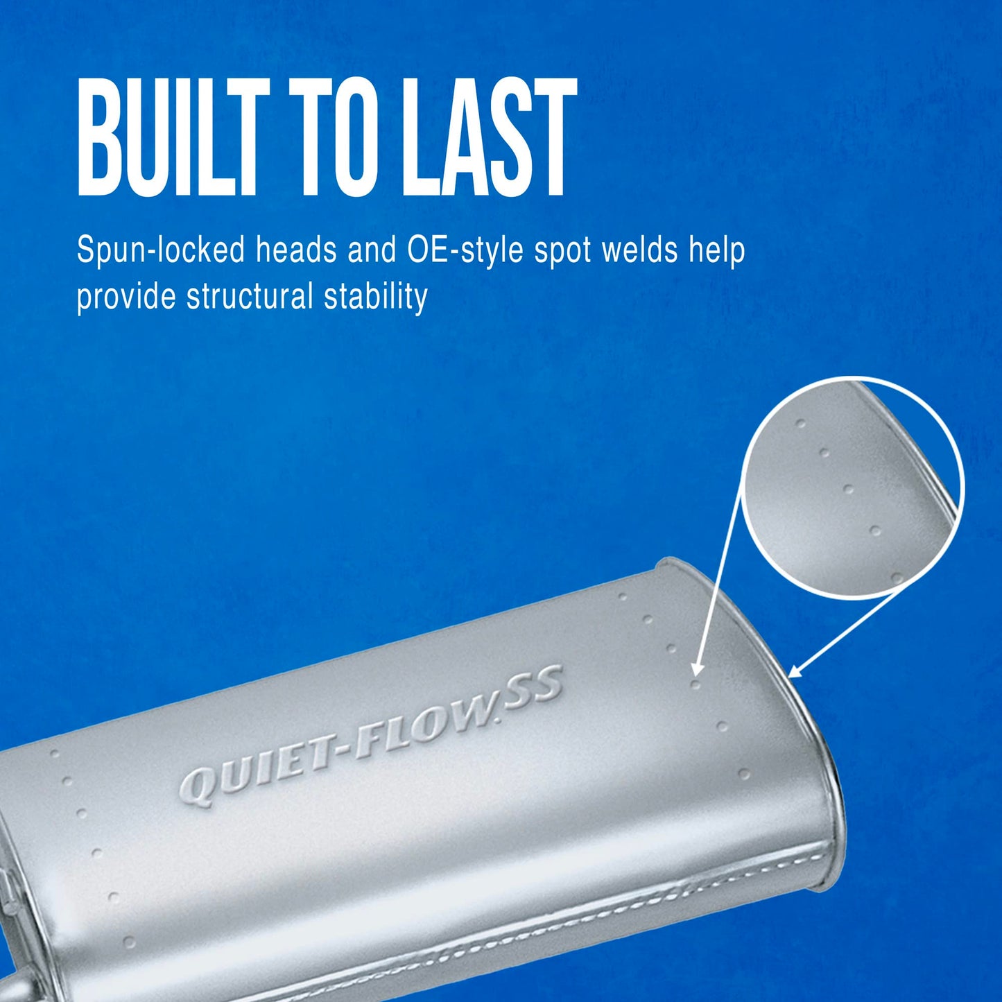 Walker Quiet-Flow SS 21244 Direct Fit Exhaust Muffler for Kia Sorento