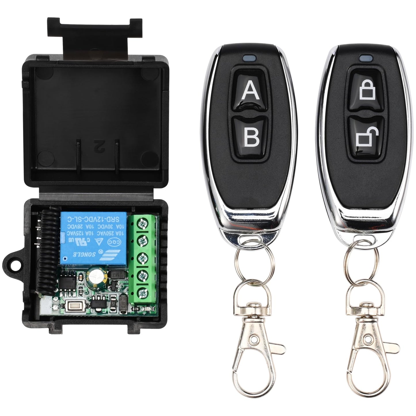 Access Control System Kit with Remote – 1200lbs Holding Force Fail-Safe Electromagnetic Lock, Metal Keypad, 12V Power Supply, Exit Button & Doorbell, Supports RFID, Password & Remote Access