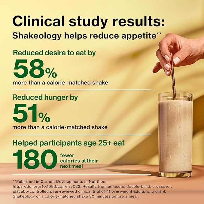 Shakeology Plant Based Protein Powder Blend ??Gluten-Free Shake with Vitamins and Minerals ??Helps Support Weight Loss, Lean Muscle, Gut Health ??Cafe Latte, 30 Servings