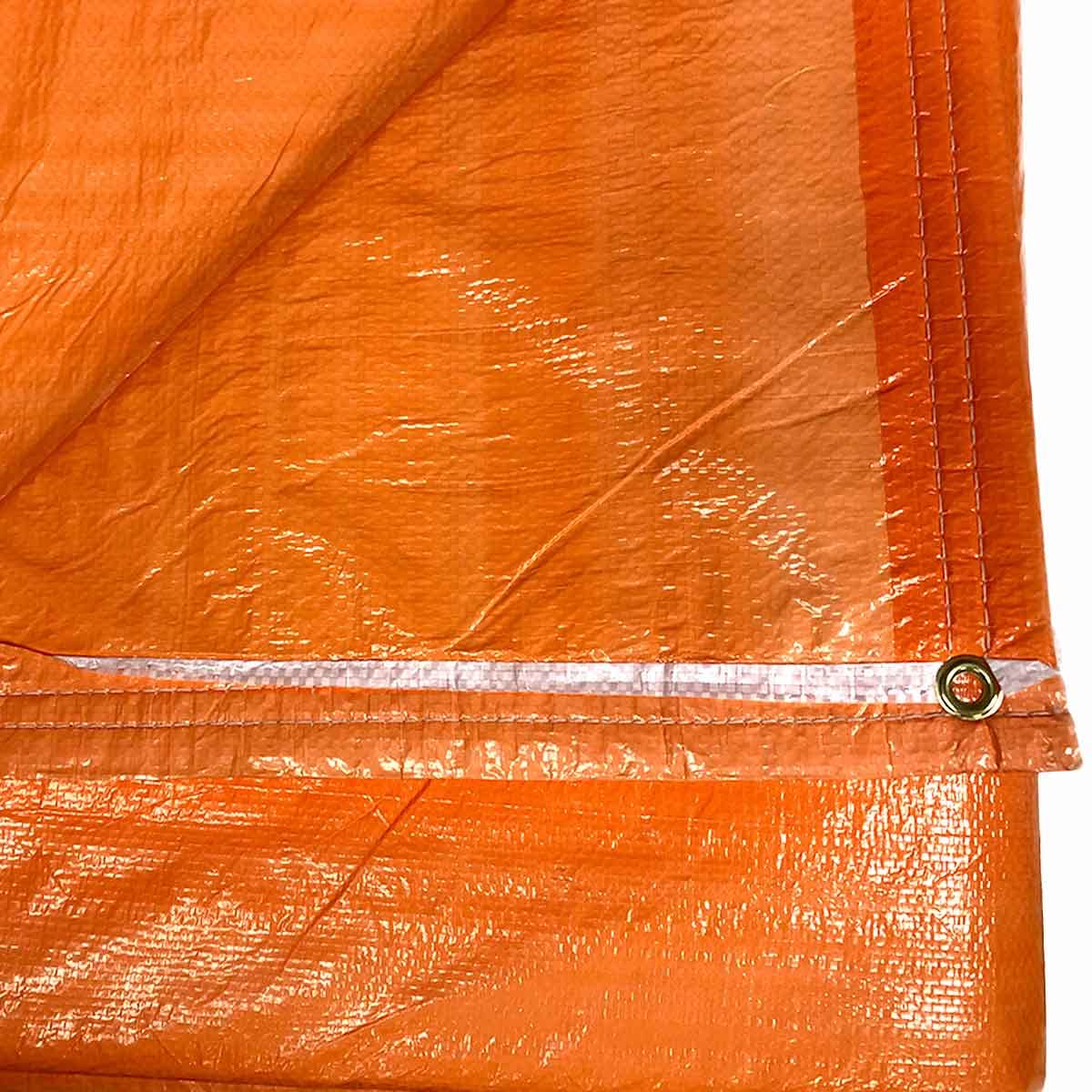 Moose Supply Concrete Curing Blanket Cover, 6 x 24 Foot Heavy Duty Insulated Concrete Blanket with Foam Core, PE Coated Woven Tarp for Construction, Cement, and Landscaping, Orange