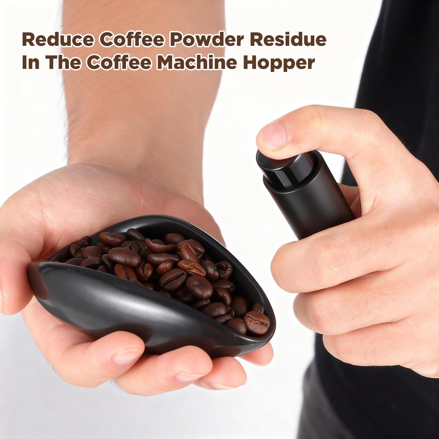 Ceramic Coffee Bean Dosing Cup + Sprayer Gift Set, Spoon Rest, Mini Coffee Spoon Holder for Tea Spoons Stirrers, Coffee Station Decor, Espresso Coffee Bar Accessories & Essentials(Not Include Spoon)