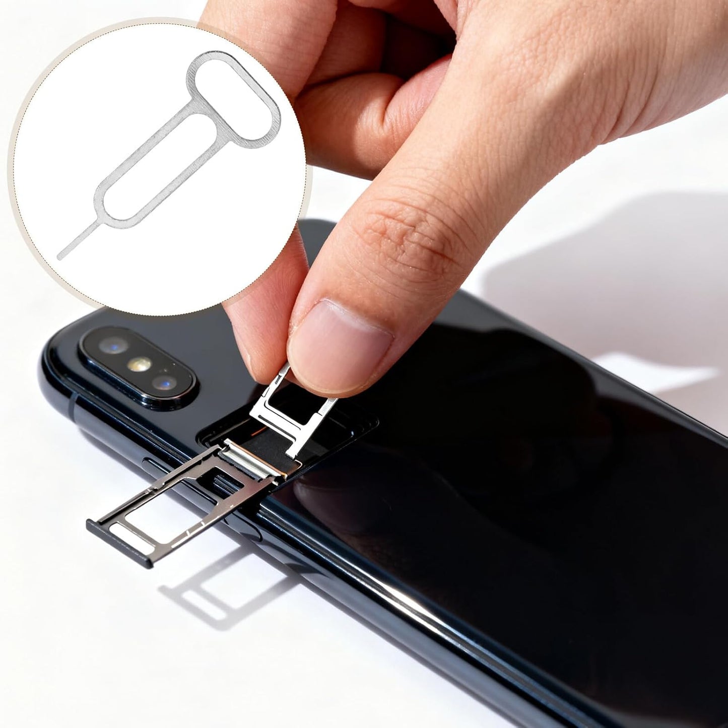 300pcs BESPORTBLE Sim Card Removal Pin Ejector Tool Kit for Mobile Phones Universal Sim Tray Opener Needle Extractor