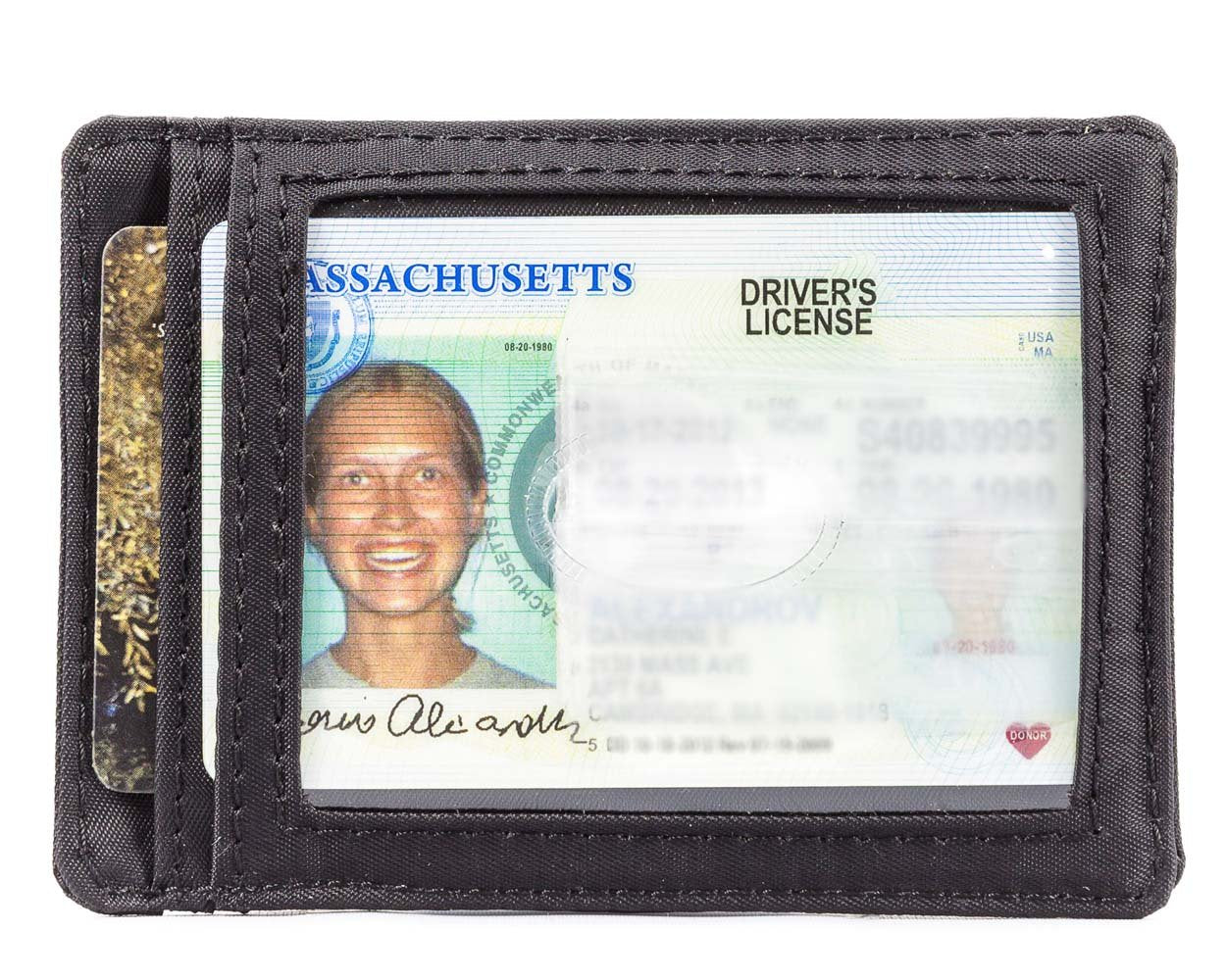 Big Skinny Men's Magnetic Money Clip Slim Wallet, Holds Up to 12 Cards, Black