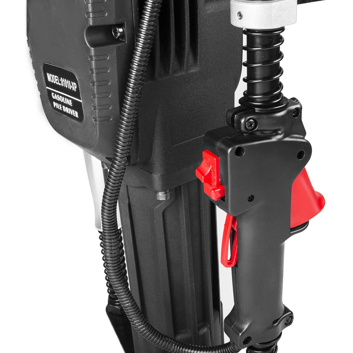 XtremepowerUS 38CC Gas Powered T Post Driver 4-Stroke Pile Driver Hammer Fence Post Driver Piledriver Gasoline Powered T-Post Driver Gas Post Driver