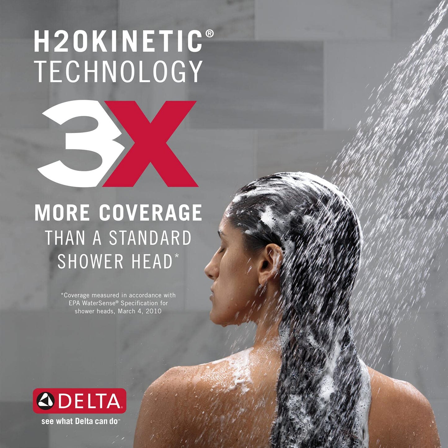 DELTA FAUCET 52175-CZ-PR Universal Showering Components Showerhead, Lumicoat Champagne Bronze