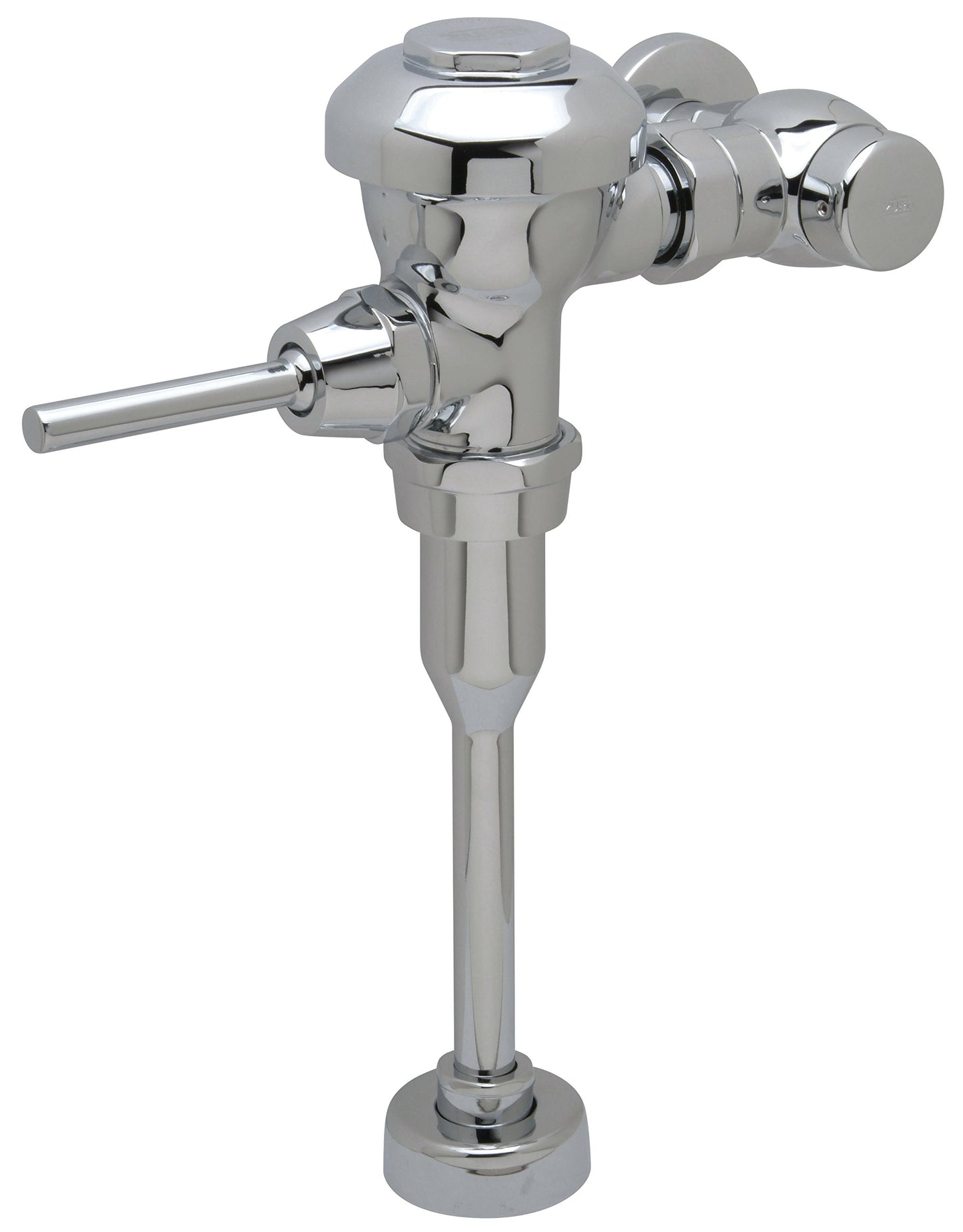 Zurn ZERK-CPM AquaSense E-Z Flush Retrofit Kit with Metal Cover, Chrome & Z6003-YB-YC Aquaflush Exposed Manual Diaphragm Flush Valve with 3.5 GPF, Sweat Solder Kit, and Cast Wall Flange in Chrome