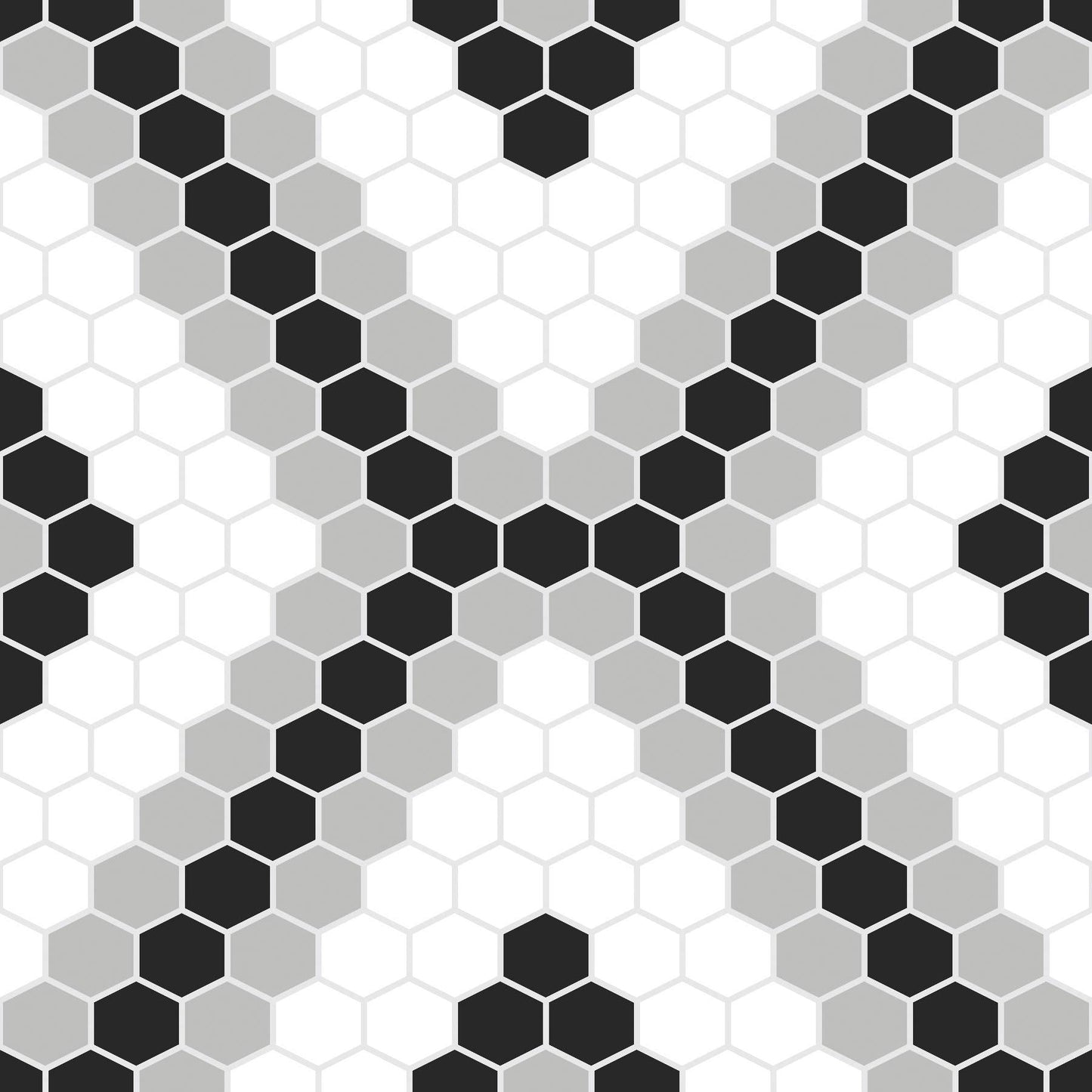 FloorPops Leyton Peel and Stick Floor Tiles, Black, Geometric Vinyl Floor Tiles, Water Resistant, 12 in x 12 in, Pack of 10