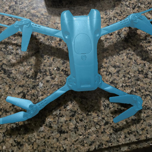 ASFSFQ Drone with Camera 1080P HD,Mini Drone for Beginners Kids Adults,Foldable RC Quadcopter with Stable Hover,Trajectory Flight,One Key Take Off/Land,2 Batteries,Toys for Boys and Girls（Light Blue)
