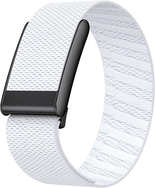 VeveXiao Stretchy Nylon Wristband Compatible with Whoop 5.0/Whoop MG Bands,Soft Stretchy Nylon Sports Loop Replacement Bands for Men Women, with Metal Frame Adjustable Connector