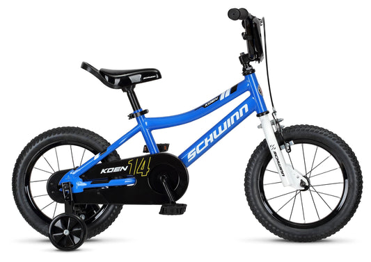 Schwinn Koen Bike, 14 Inch Bike for Kids Ages 3-4, SmartStart Ergonomic Design for Kids, Adjustable Seat Grows with your Child, Rear Coaster Brake and Front Caliper Brake, Training Bicycle