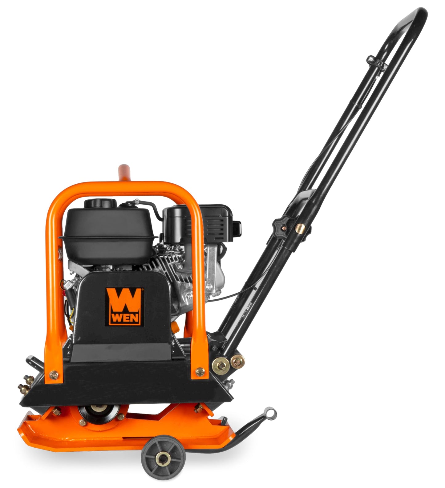 WEN 6.5HP 196cc Plate Compactor with Wheels and 3350-Pound Compaction Force (56096)