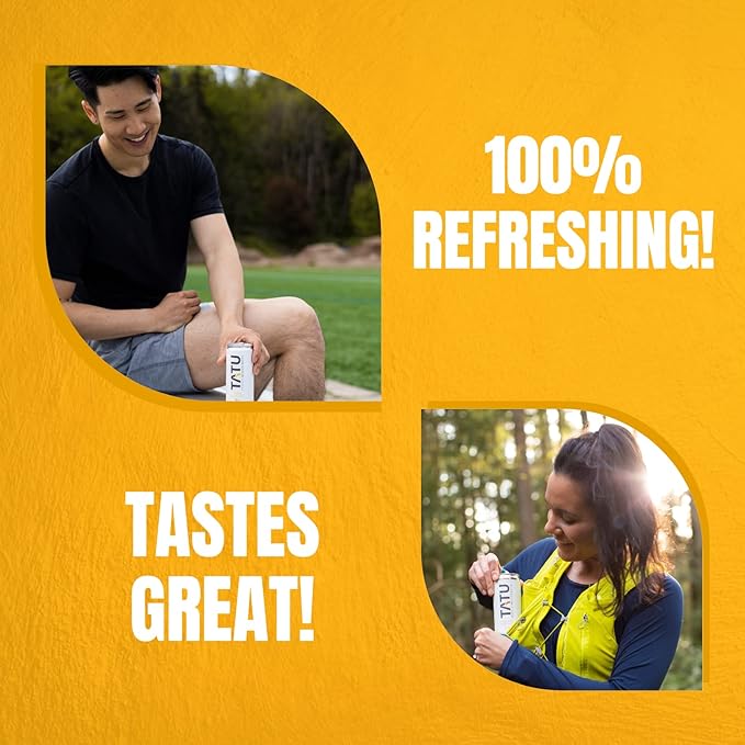 TATU Ready-To-Drink Protein Infused Water Orange Mango 24 Pack. 15 grams of whey protein isolate, 0 grams of sugar, only 60 calories. Lemon Ginger and Orange Mango. Gluten Free, lactose free.