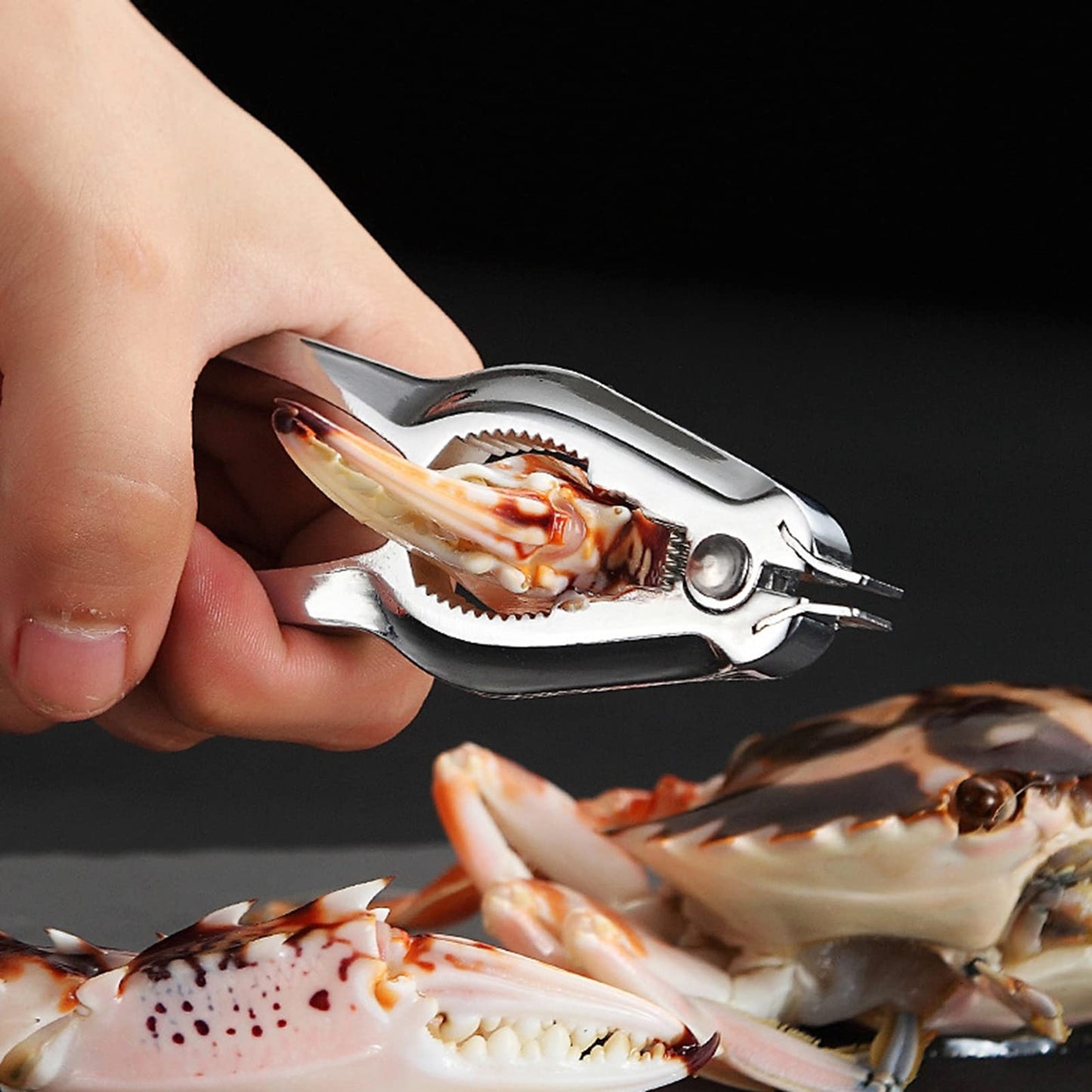 Seafood Scissors Blood Clam Opener Crab Pliers Nut Lobster Shellers Cracker Multi Functional Tool for Kitchen Shellfish Food