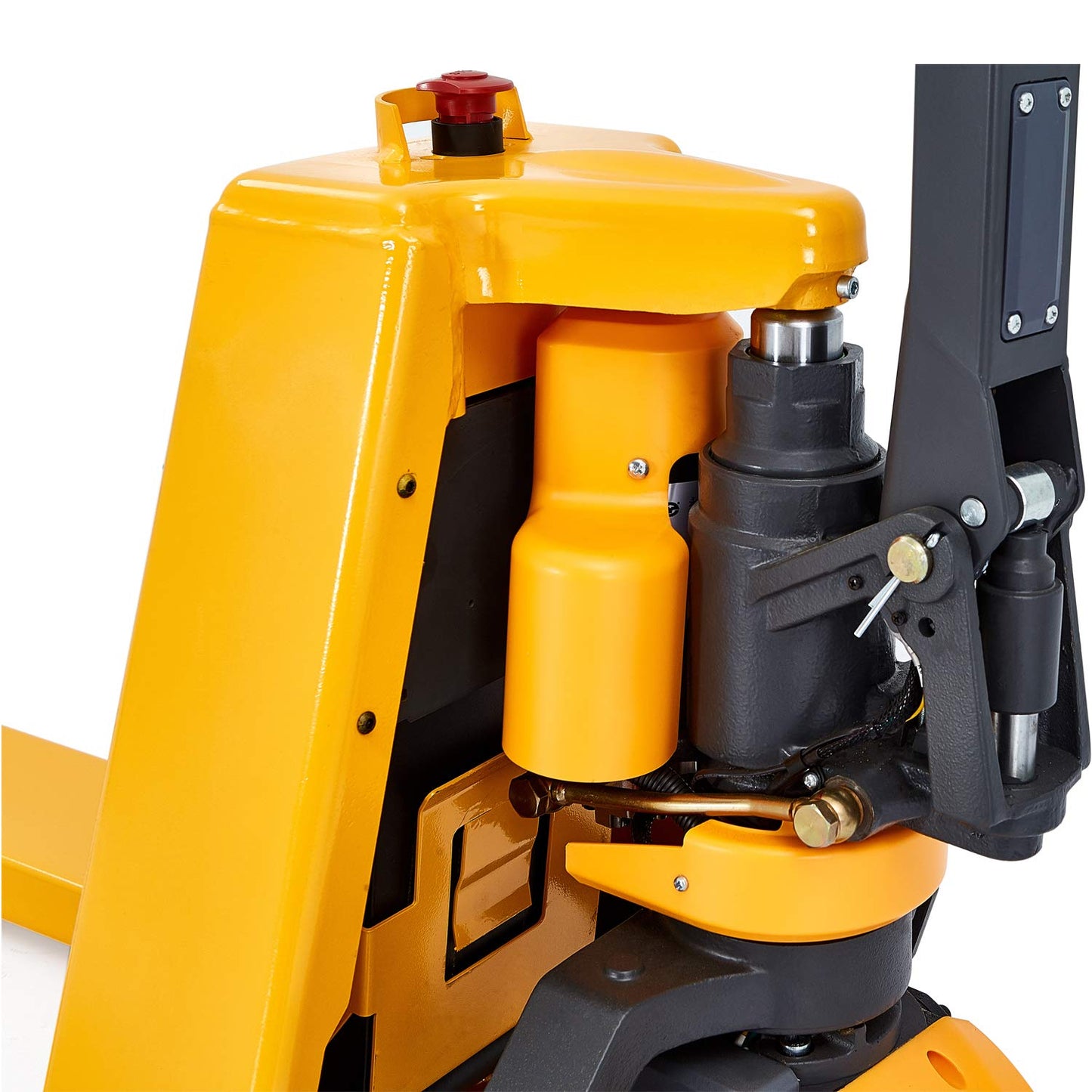 APOLLO Electric Pallet Jack Truck Lithium Battery 3300lbs Capacity 48" Length x 27" Width Fork Size for Material Handling