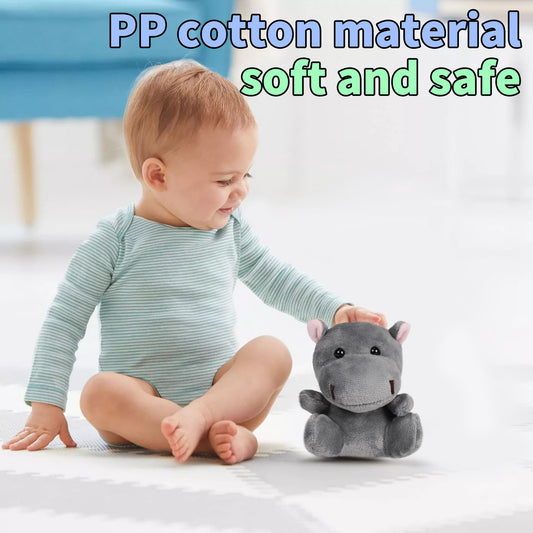 Spoilu Small Stuffed Animals Bulk, 36 Pieces Cute Plushies, 4.5 Inch Mini Forest Animal Plush Toys, Party Favors, Stocking Stuffers for Kids, Valentine's Day Gifts for Kids Classroom
