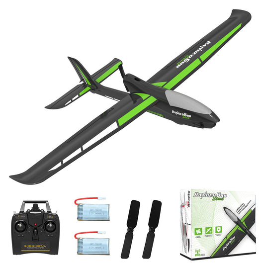 RCSHOBBY RC Plane Ranger600 Stunt 4 Channel Glider Remote Control Airplane Ready to Fly 2.4Ghz RC Airplane with Xpilot Stabilization System & One Key Aerobatic for Beginners,Adults