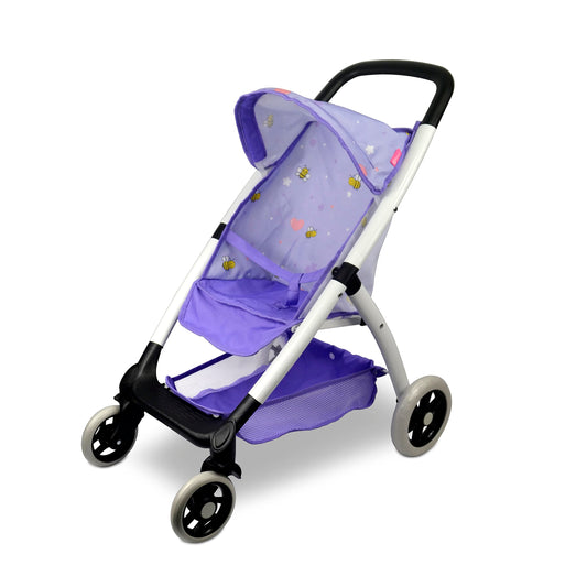 Baby Doll Stroller for 18 inches American Girl Dolls with Multi Function. (DA422-PURPLE)…