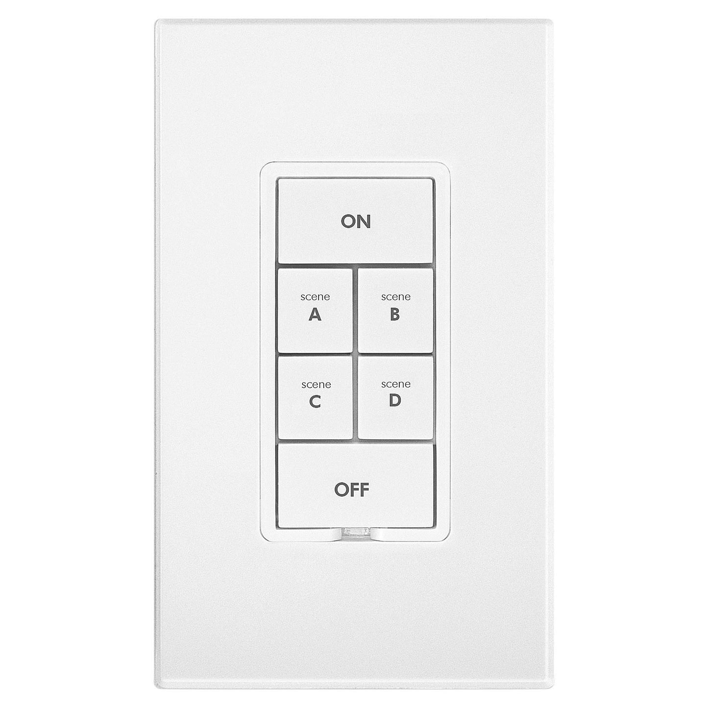 Insteon Smart Light Switch Smart Keypad, in-Wall 6-Button On/Off Scene Controller, Connect Up to 5 Devices, 150W LED Capacity, Works with Alexa & Google Assistant, Hub Required - 2487S