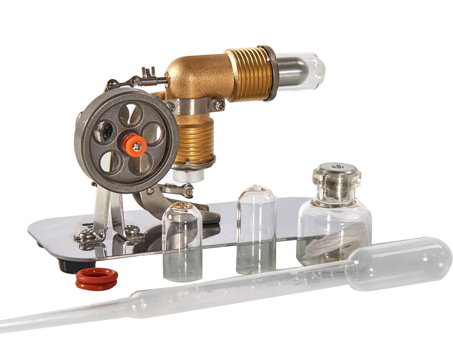 Sunnytech Mini Hot Air Stirling Engine Motor Model Educational Toy Kits HA001-M14-03-S