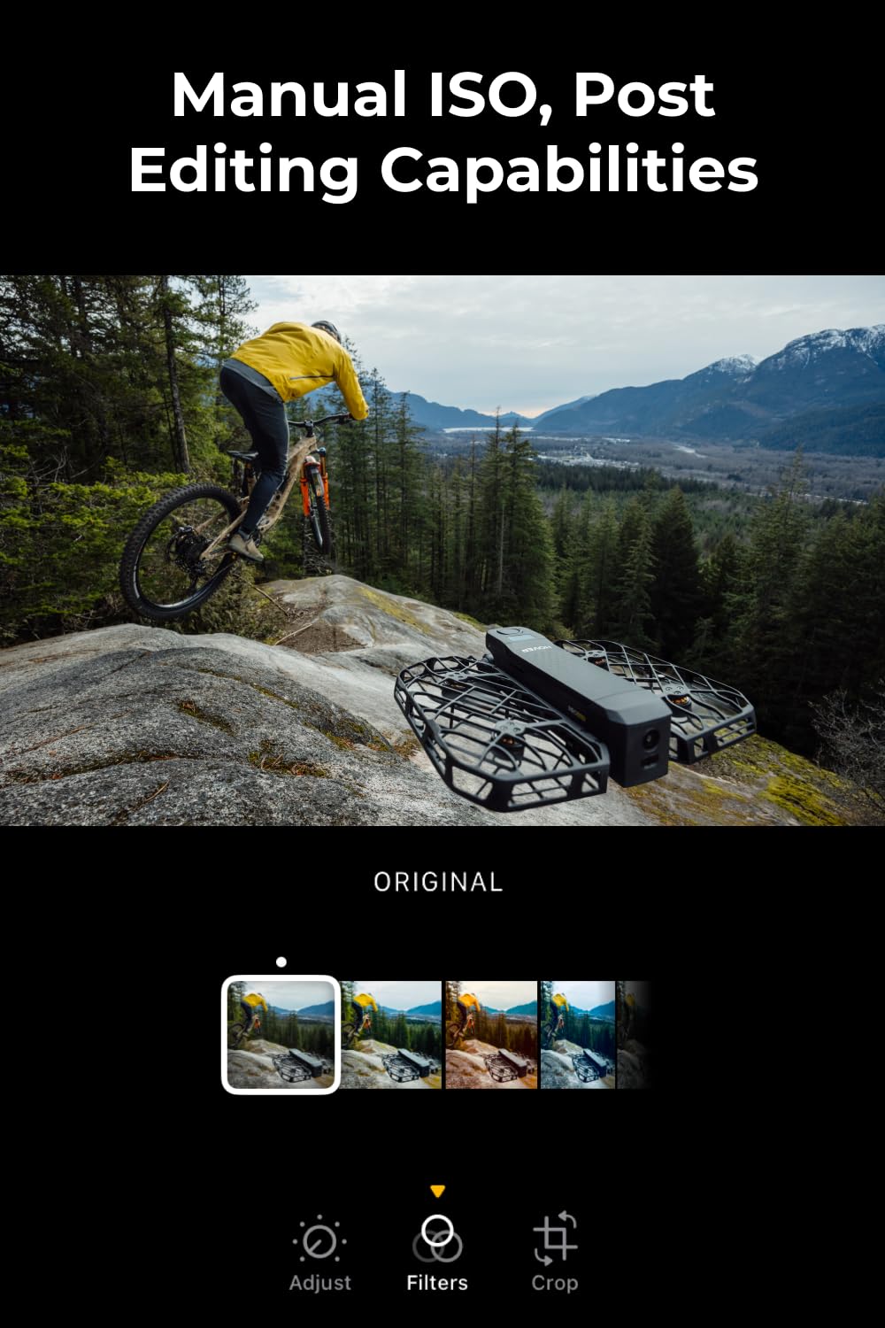 HOVERAir X1 PRO 4K Drone with Camera, Foldable Action Flying Camera with 42 KM/H Follow Speed, 15+ Fully Automatic Flight Modes, Fly Anywhere with OmniTerrain, SmoothCapture 2.0(Fly Joy Combo)