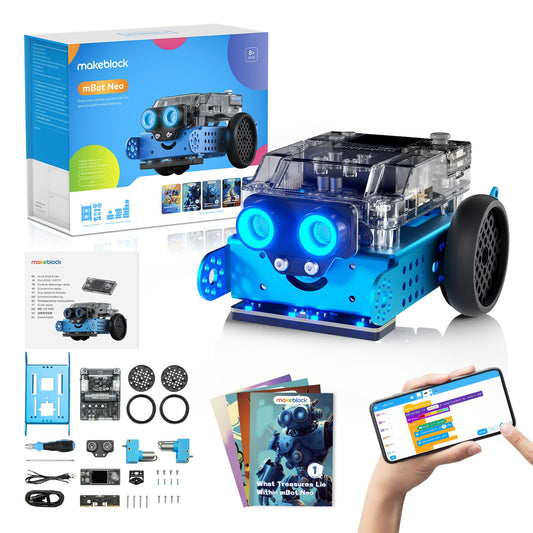 Makeblock mBot2 Coding Robot for Kids, Code Learning Support Scratch & Python Programming, Robotics Kit for Kids Ages 8-14 and up, Building STEM Robot Toys Gifts for Boys Girls