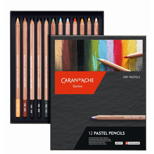 Caran D'ache Set of 12 Pastel Pencils (788.312)