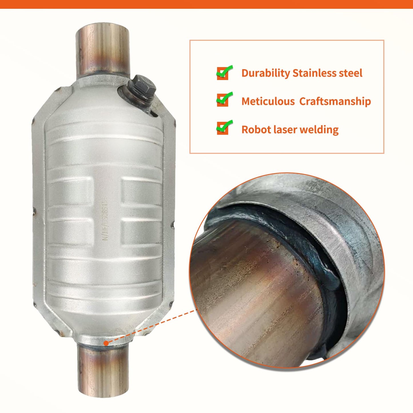 SAROTIN Catalytic Converter Compatible with Compatible with Hyundai Santa Fe 2.4L 2010-2012, Kia Sorento 2.4L 2011-2013 (EPA Compliant)