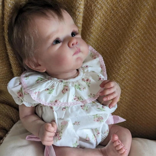 WOOROY Reborn Baby Dolls - 20 Inch Lifelike Realistic Baby Doll Real Life Baby Dolls Newborn Girl Posable Soft Gift Set with Accessories for Kids, Parents, Collectors