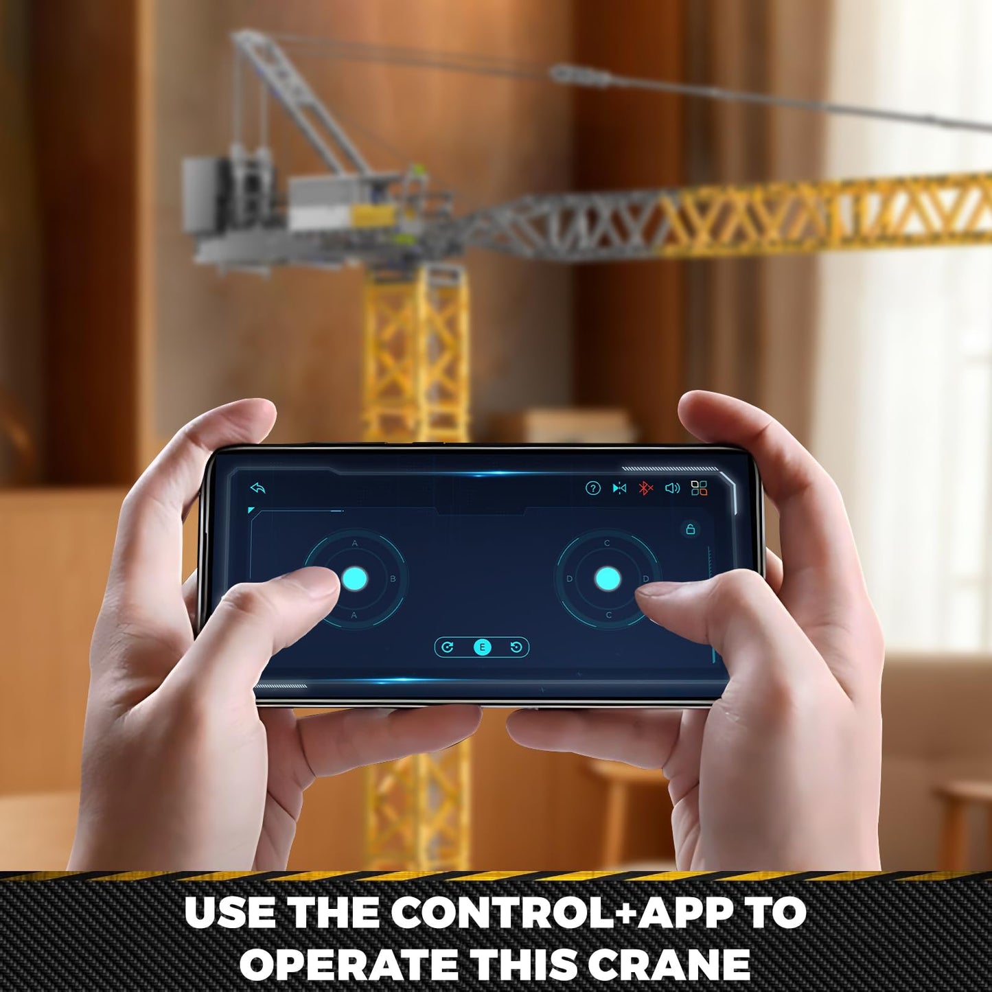 Mould King RC Tower Crane Advanced Building Kit for Adults, MOC Heavy-Duty Truck Block Sets to Build, APP Control Large Engineering Construction Model Toy for Youth (2575 PCS)