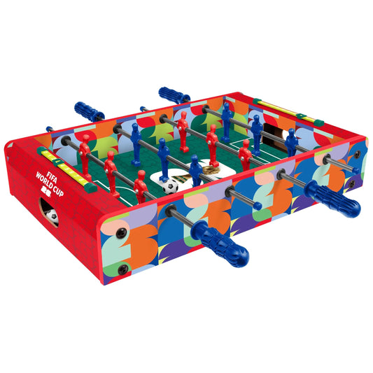 World Tech Toys FIFA Foosball Table for Kids – Tabletop Soccer Game with Rod Handles, Ball & Players – Wooden Mini Game Table for Kids 4+ – FIFA Licensed