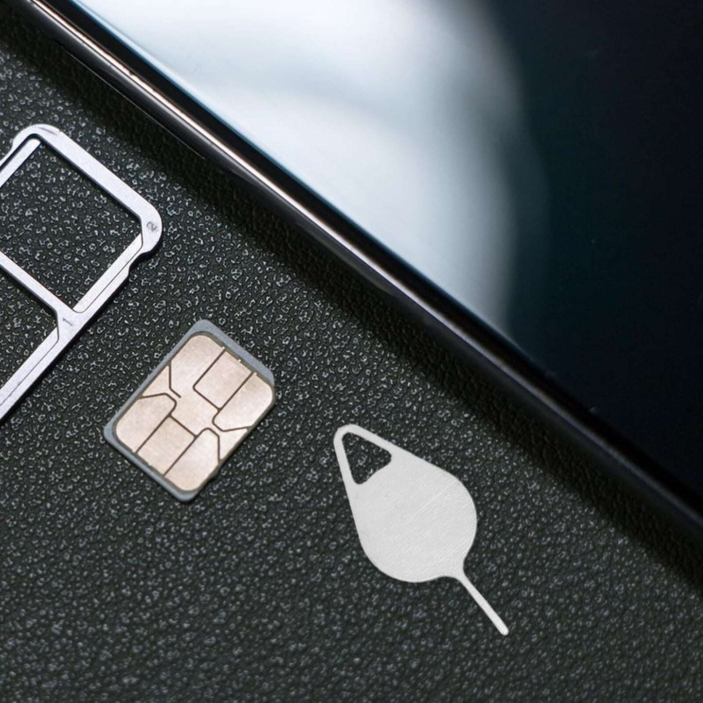 200 Vaguelly Pcs Sim Card Ejector Pins Removal Tool Stainless Steel Mobile Phone Card Needle Compatible for Smartphones