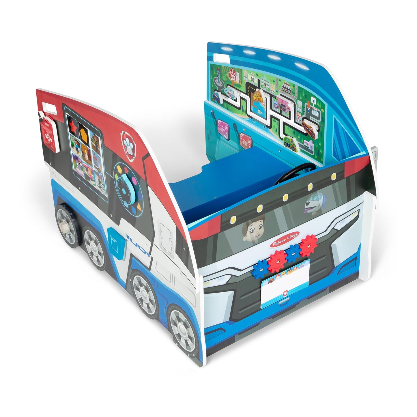 Melissa & Doug PAW Patrol Wooden PAW Patroller Activity Center Multi-Sided Play Space - FSC Certified