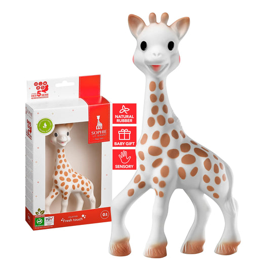 Sophie la girafe, Fresh Touch | Classic Toy Since 1961 | Natural Rubber | Designed for Teething Babies | Awaken All 5 Senses | Easy to Clean