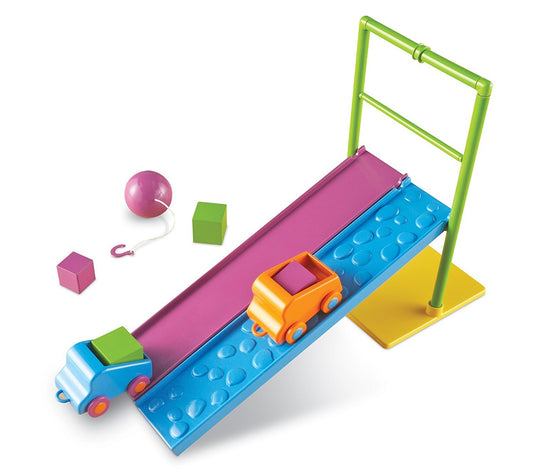 Learning Resources STEM Force & Motion Activity Set - Toddler Sensory Toys, Critical Thinking, Problem Solving, Building Toys, Fine Motor Skills, Physics Games for Kids, Gifts for Boys and Girls