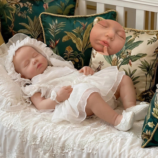 OtardDolls Reborn Baby Dolls Realistic Newborn 18 Inch Reborn Full Silicone Soft Body Real Life Washable with Clothes and Bottles