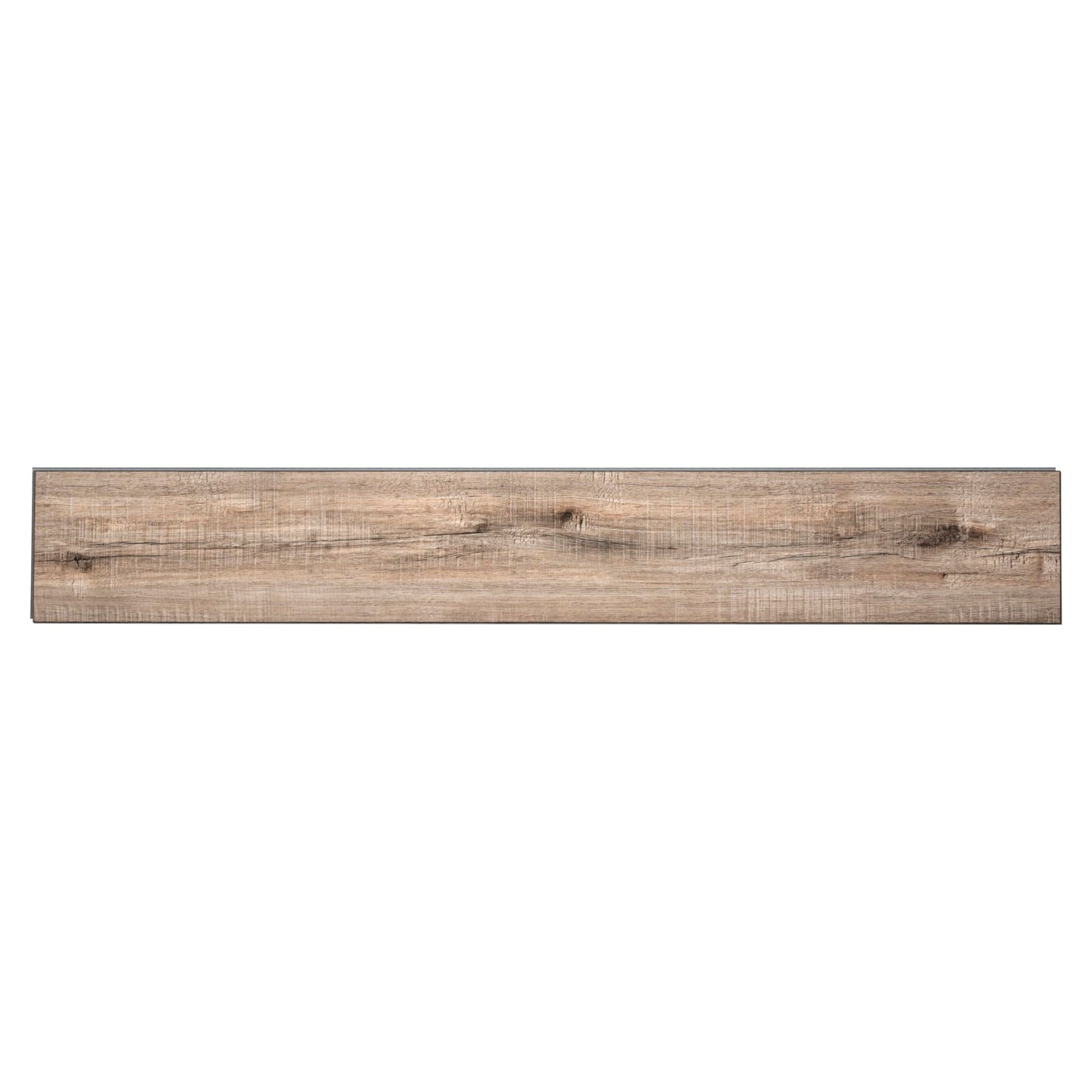 MSI Rutledge 7 in. x 48 in. Luxury Vinyl Flooring, Rigid Core Planks, LVT Tile, Waterproof LVT, Wood Grain Finish, 20 MIL Wear Layer, 5 mm Thick, 23.77 sq. ft./Case, Hickory Ridge Brown