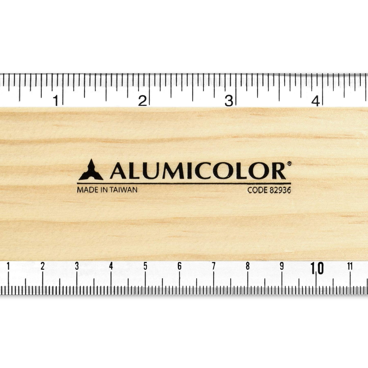 Alumicolor Acrylic Calibrated T-Square for Art, Framing & Drafting, Natural Wood Color, Pack of 10-36IN, (89936)