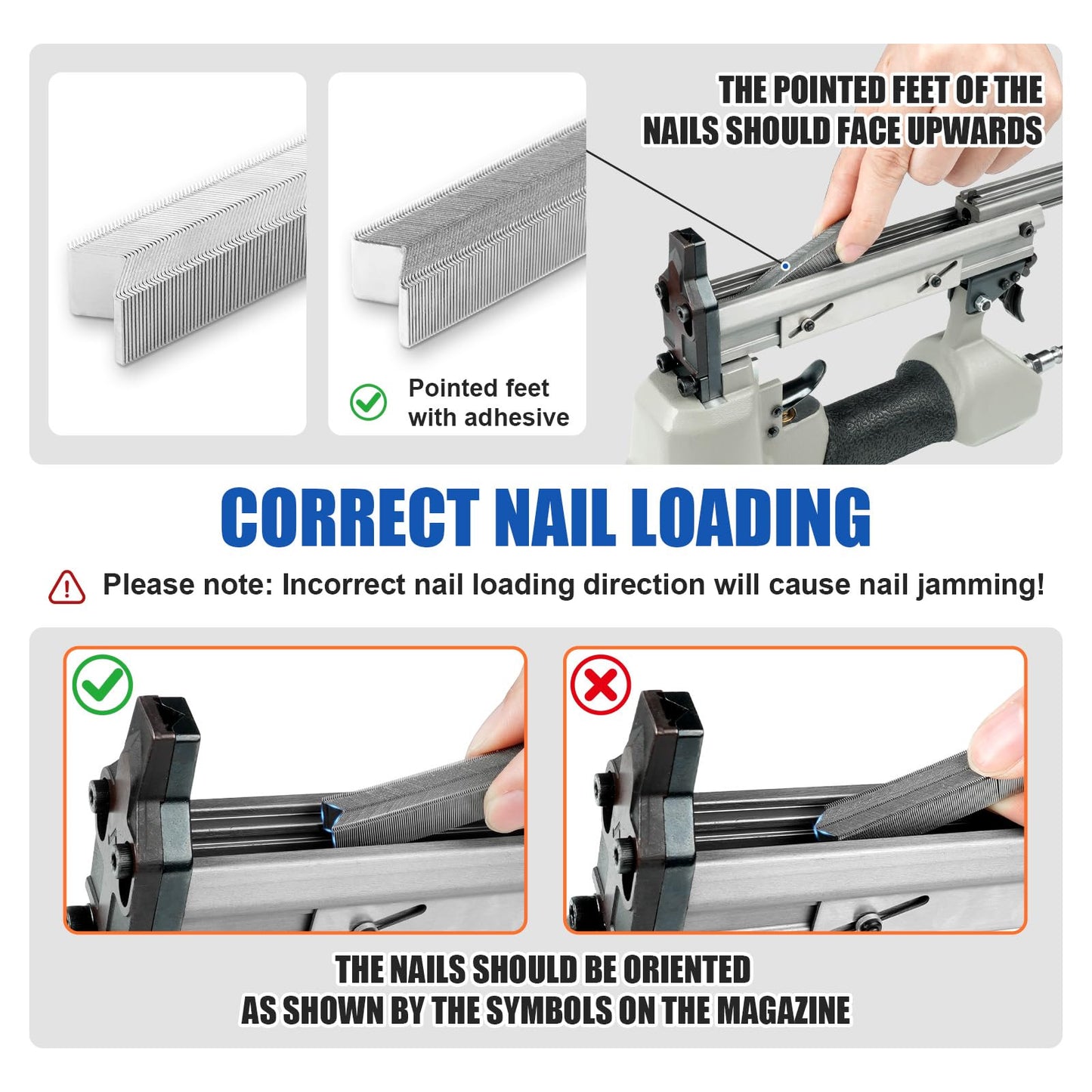 Woodpecker V1015 Pneumatic Picture Frame V Nailer Fits 7 mm to 15 mm (9/32" to 19/32") V Nails, Frame Stapler or Joiner for Picture Framing