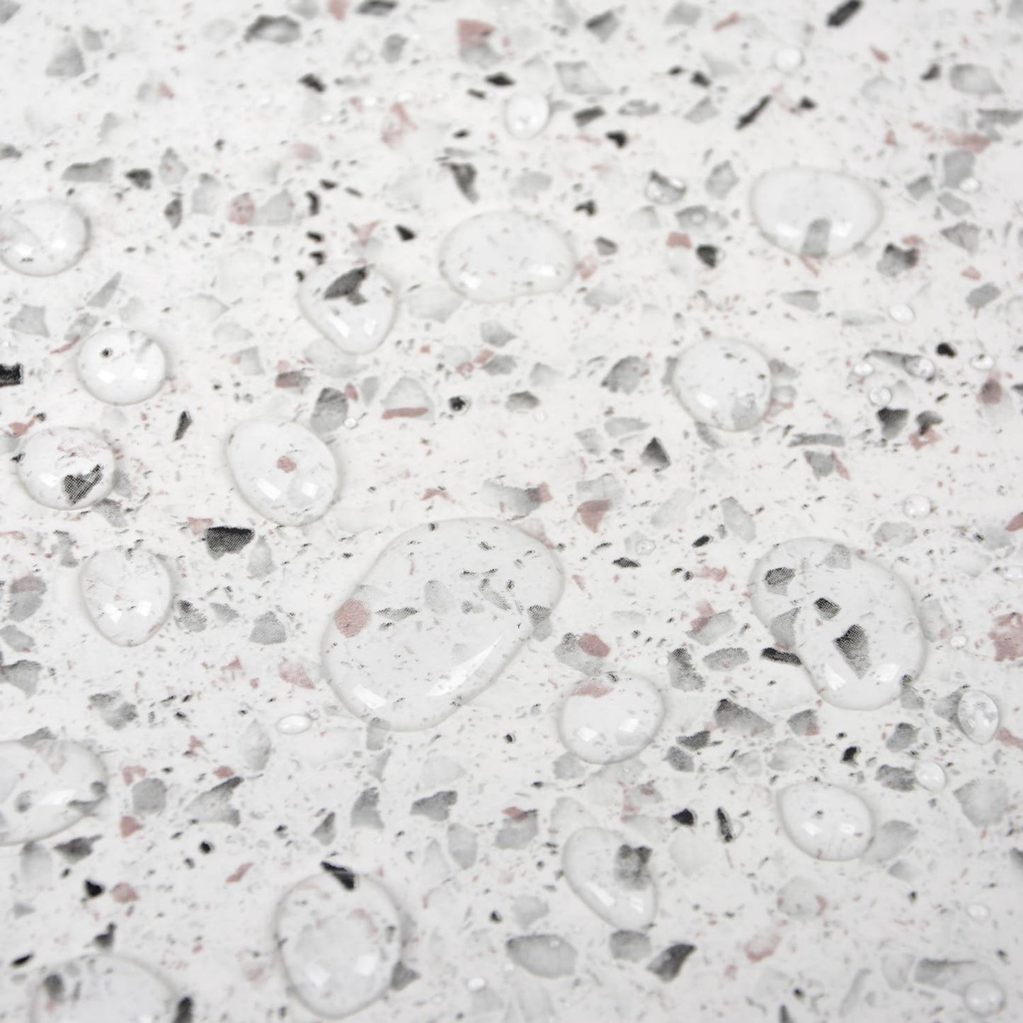 A-b-cil Gray White Terrazzo Contact Paper 88" X 16" Granite Contact Paper for Kitchen Counter Top Peel and Stick Countertop Adhesive Wallpaper for Cabinet Desk Dresser Top Table Covers Stains
