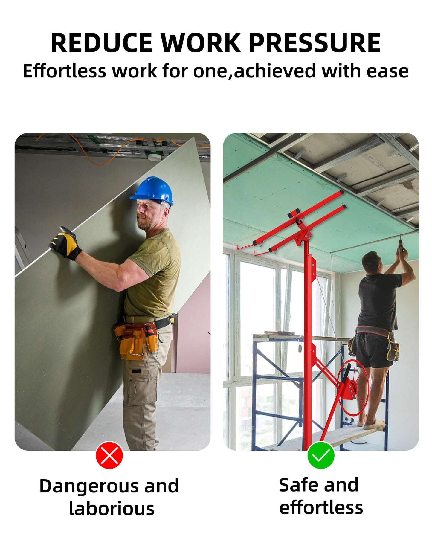 Drywall Lift 16Ft Red