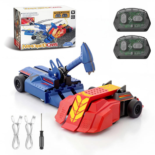 Crakrora Battle Bots Toys for Boys Ages 6-12 - Remote Control Fighting Robots for 2 Player Battle Game, Combat Robot Action Figures, STEM Toys for Kids Age 6 7 8 9 10 11 12 Year Old