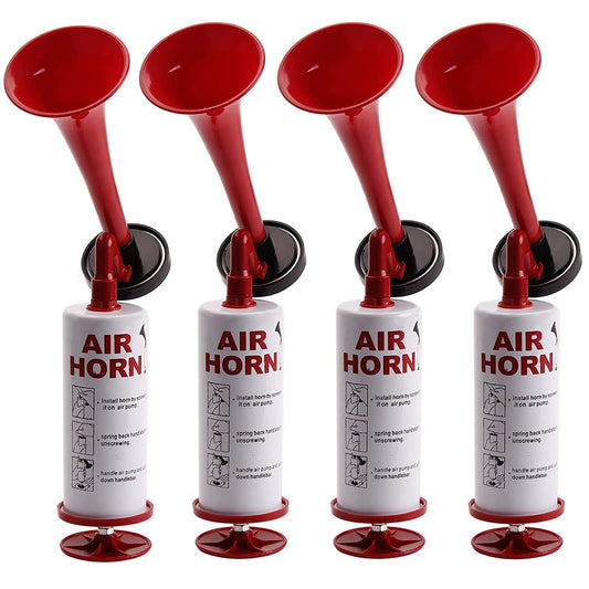 Handheld Pump Air Horn, Banhao Cheering Horns Sports Events Loud Noise Maker Safety Horns for Boats Party Graduation Aggressive Animals