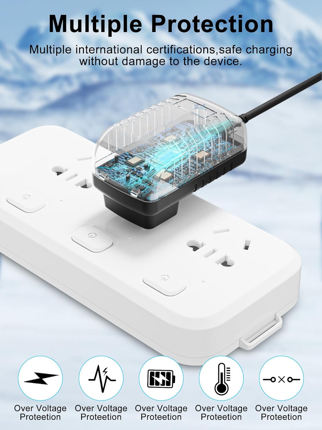 XWNV 5V Amlogic M6 5VDC AC/DC Adapter Compatible with MX Android TV Box Media Player Power Cord