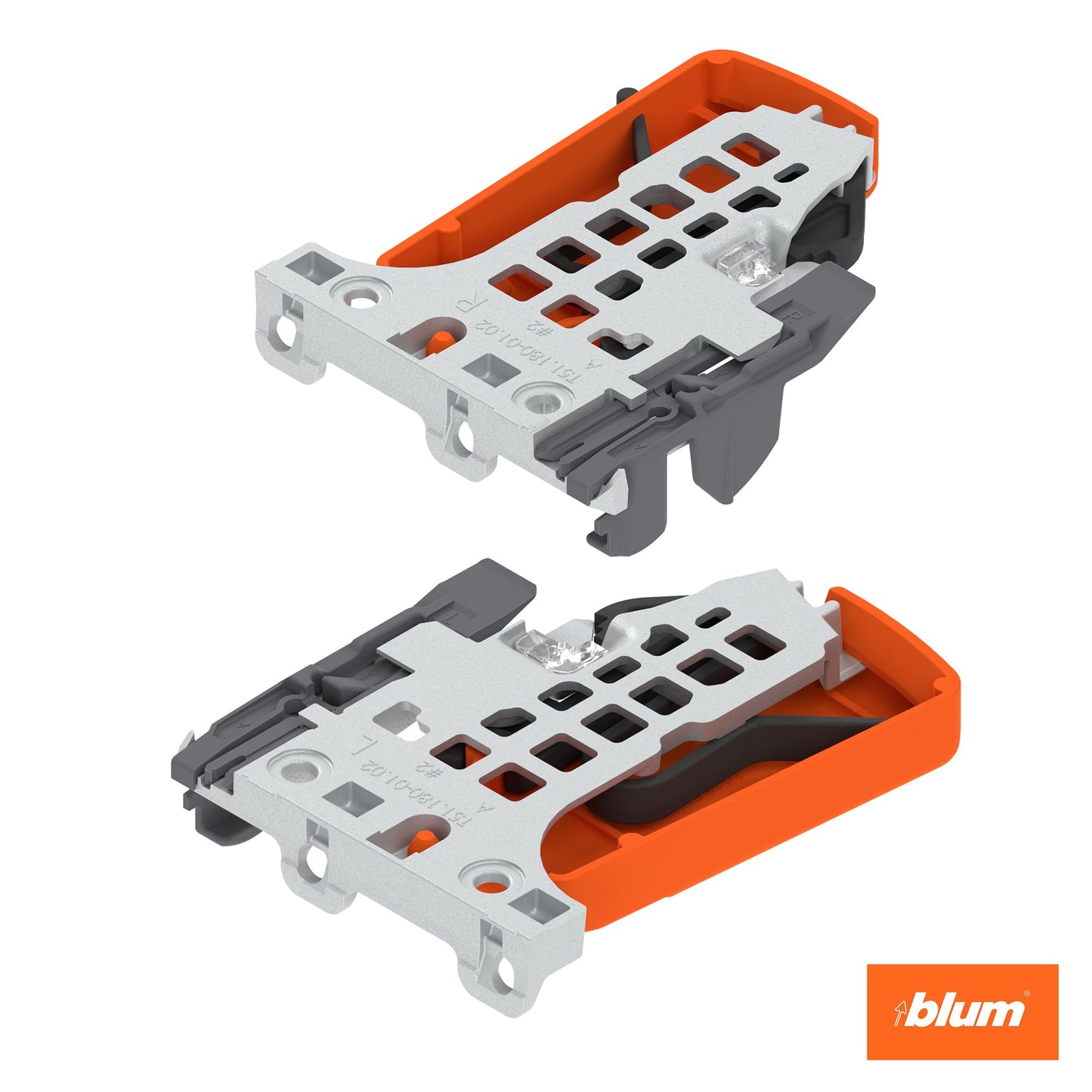 Blum TANDEM plus BLUMOTION Concealed Undermount Drawer Slides (Runners) Kit, 21-Inch, Full Extension, Soft-Close, Steel, 100 lb. Load Capacity for Wood Drawers (6 Kits)