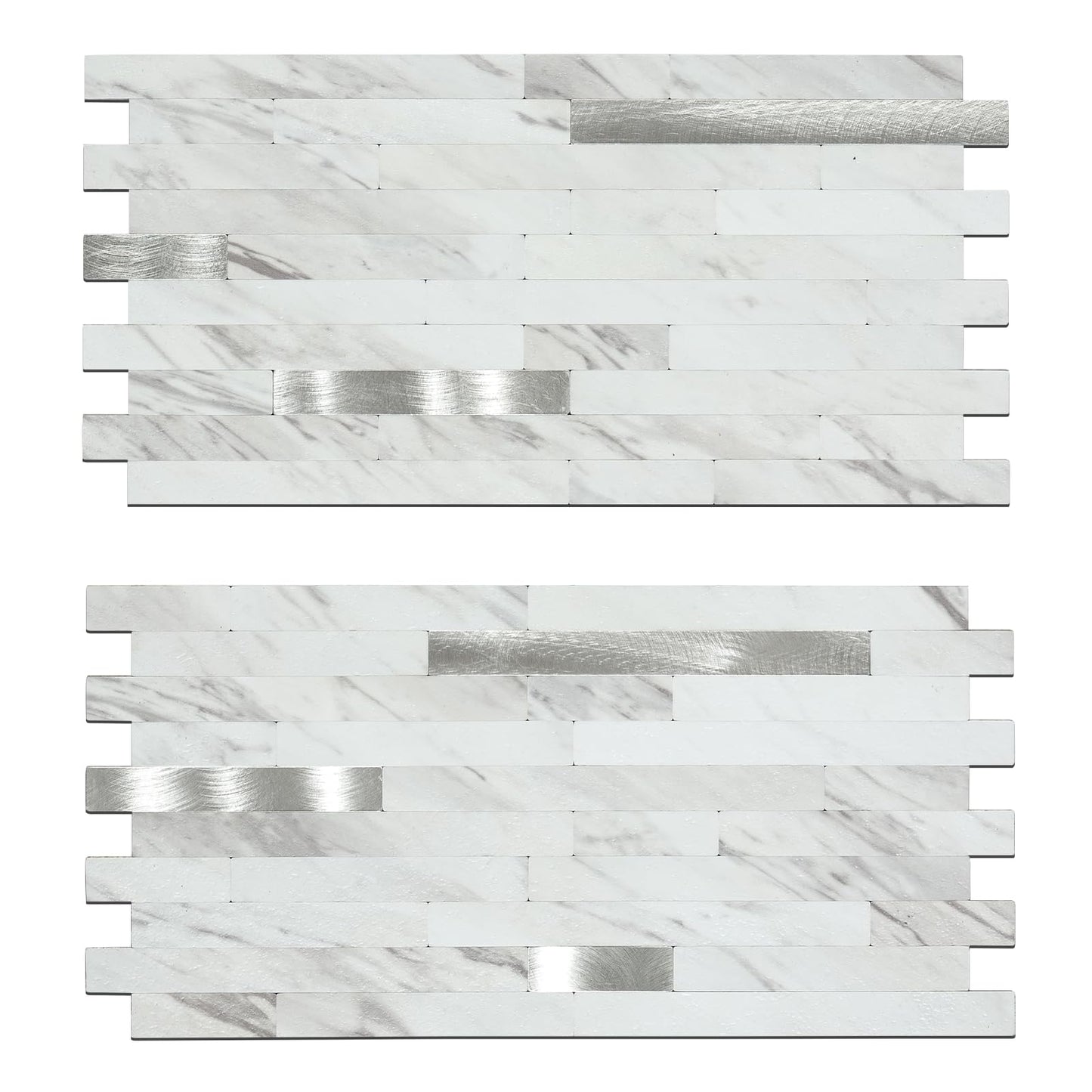Mijaro 20 Pieces Peel and Stick PVC Mosaic Backsplash,for Kitchen Backsplash,Etc