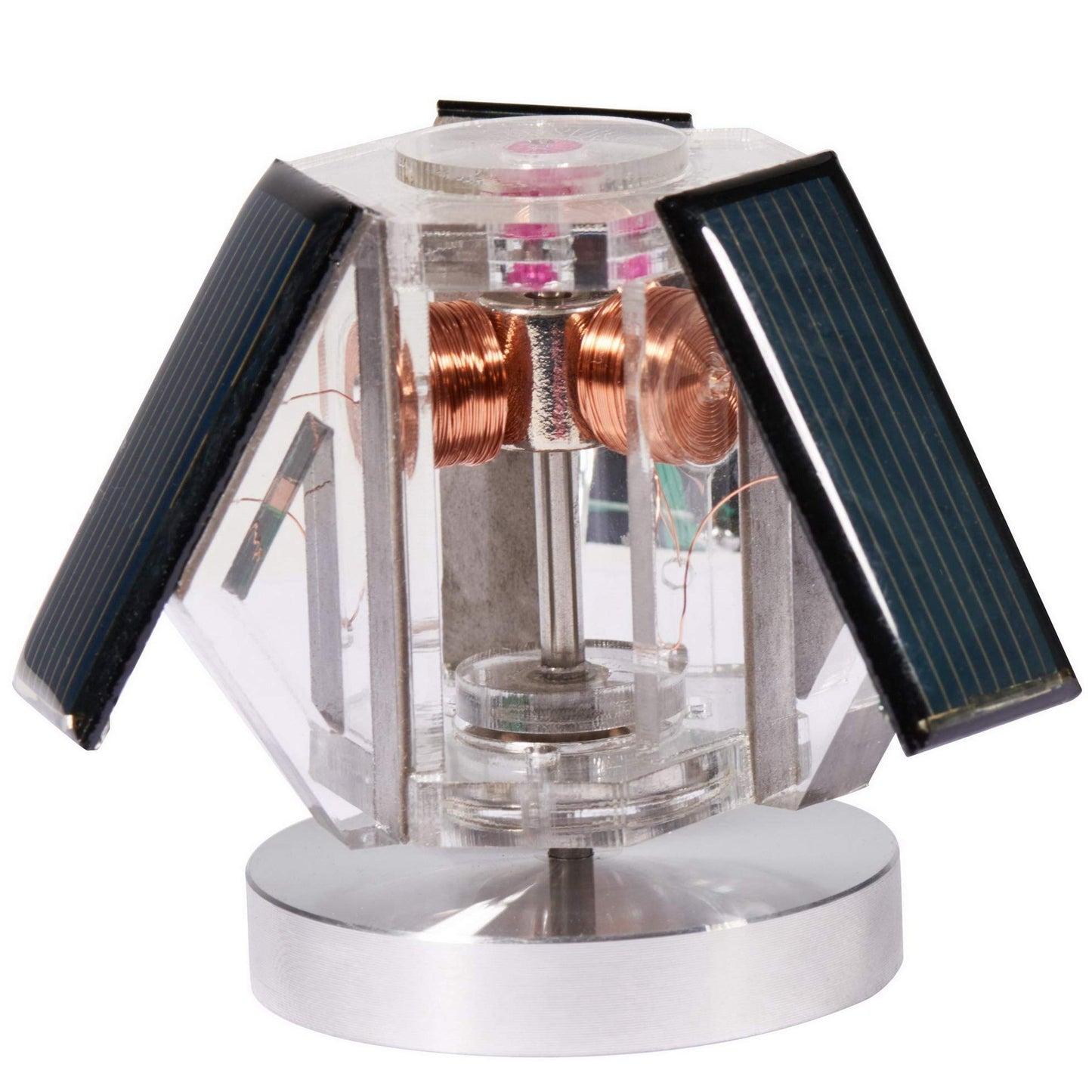 Sunnytech Mini Solar Vertical Mendocino Motor Hot Air Stirling Engine QZ08A-SC010