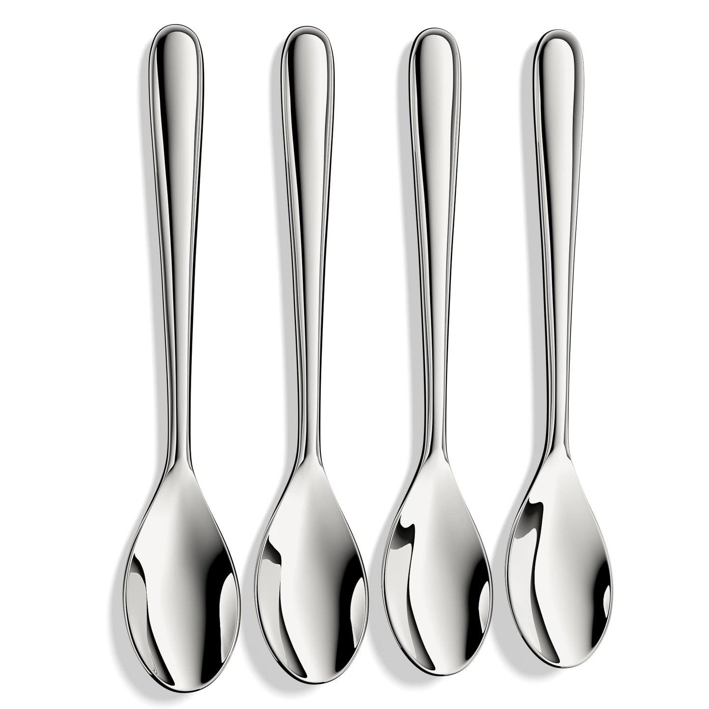 Demitasse Espresso Spoons,Forged 18/10 Stainless Steel Mini Teaspoons Coffee Spoons,4.7 Inch,Set of 4,Heavy Duty and Dishwasher Safe