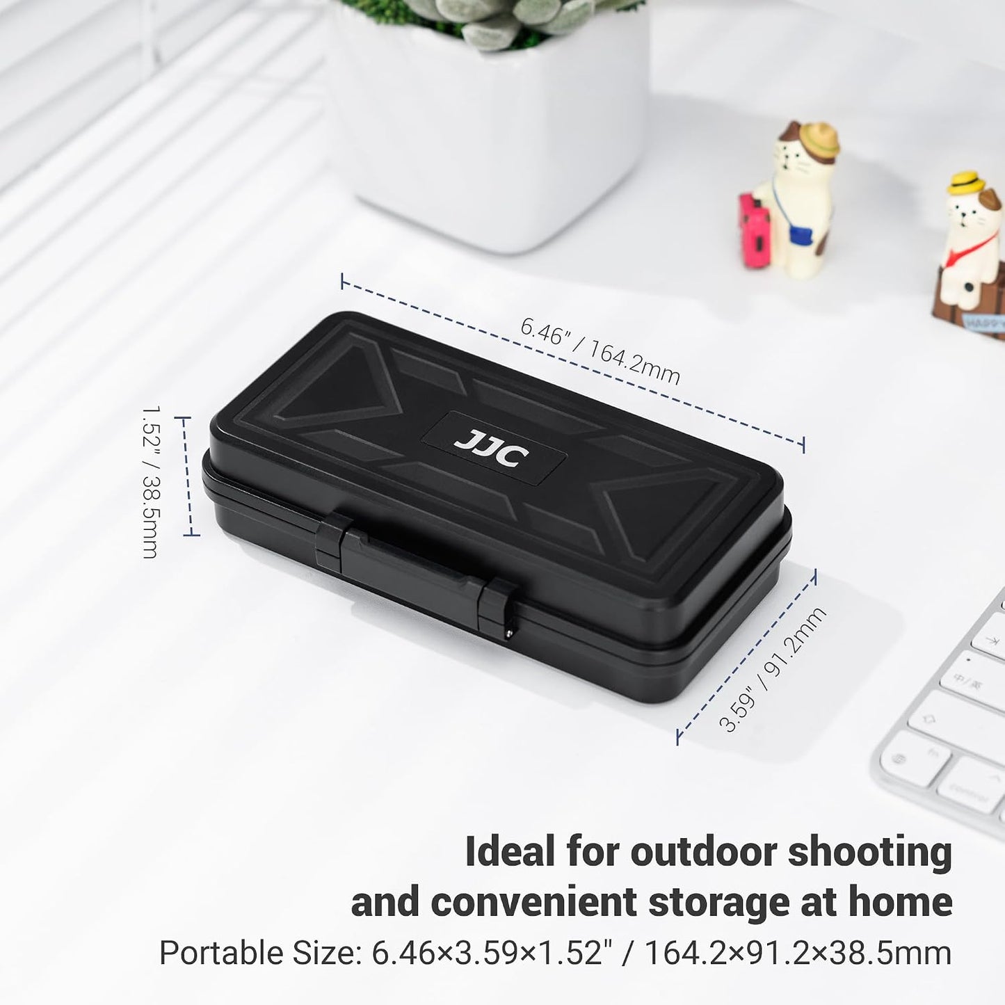 3 6 SD/5 A/6 LP-E6 NP-FZ100 JJC Camera Battery SD Card Case for Camera Batteries, CFexpress Type CFexpress Type B